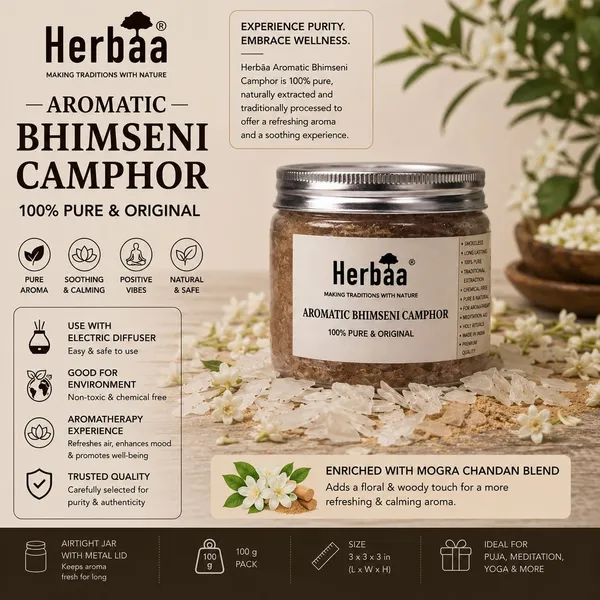 Herbaa_Aromatic_Bhimseni_Camphor_|_Mogra_Chandan_Blend_|_100gms