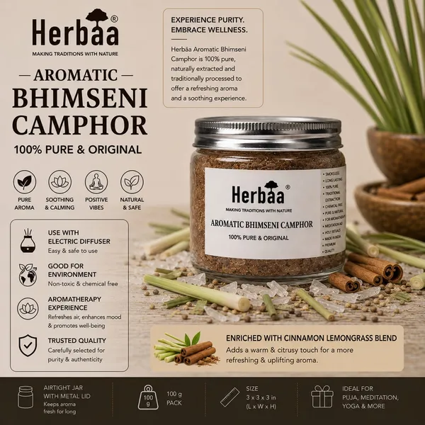 Herbaa_Aromatic_Bhimseni_Camphor_|_Cinnamon_Lemongrass_Blend_|_100gms