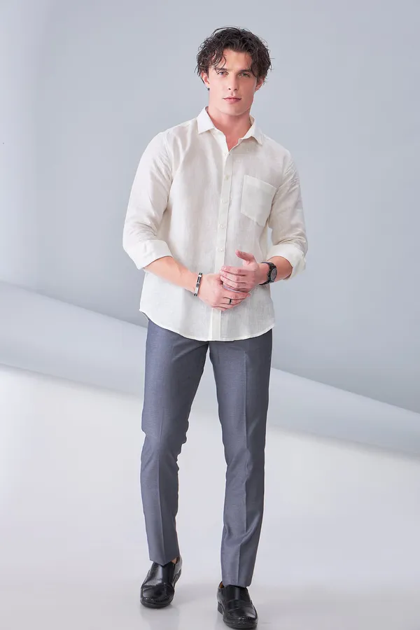 Cream_And_Rust_Premium_Organic_Linen_Relaxed_Fit_Shirt_For_Men_(Pack_Of_2)