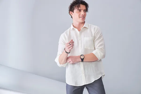 Cream_Premium_Organic_Linen_Relaxed_Fit_Shirt_For_Men