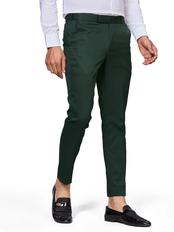 Green_Cotton_With_Viscose_Flexi_Waist_Formal_Pant_For_Men