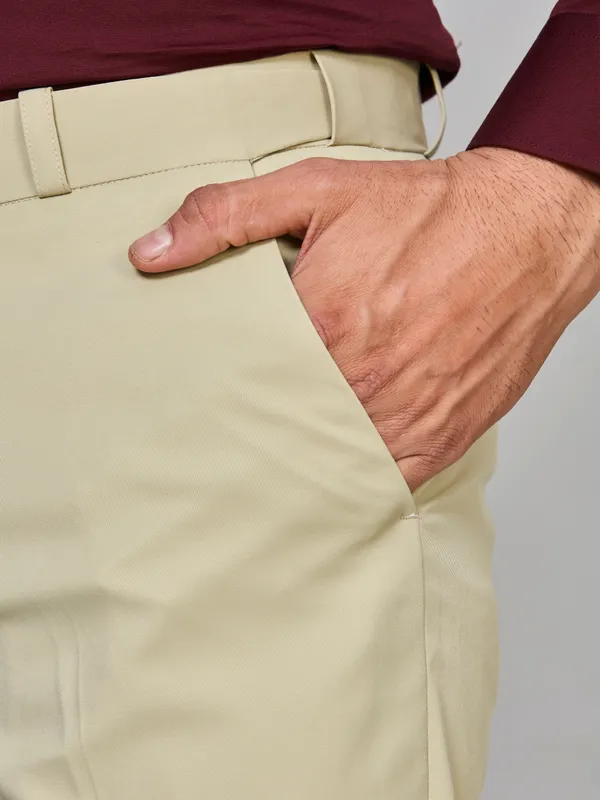 Beige_Cotton_With_Viscose_Flexi_Waist_Formal_Pant_For_Men