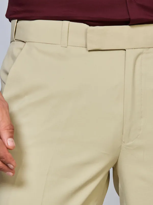 Beige_Cotton_With_Viscose_Flexi_Waist_Formal_Pant_For_Men