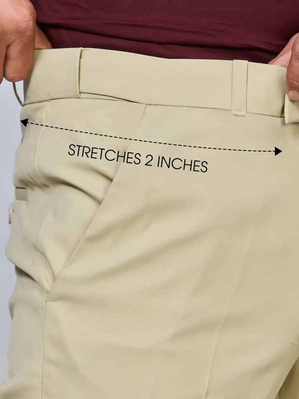 Beige_Cotton_With_Viscose_Flexi_Waist_Formal_Pant_For_Men