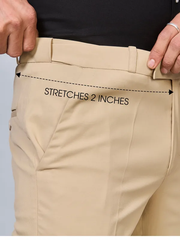 Cream_Cotton_With_Viscose_Flexi_Waist_Formal_Pant_For_Men