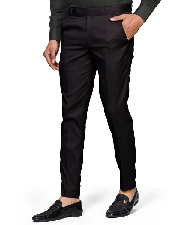 Black_Cotton_With_Viscose_Flexi_Waist_Formal_Pant_For_Men