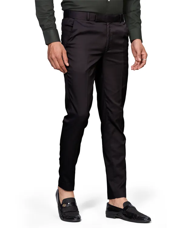 Black_Cotton_With_Viscose_Flexi_Waist_Formal_Pant_For_Men