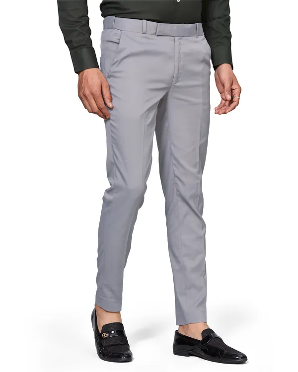 Brown_And_Light_Grey_Cotton_With_Viscose_Flexi_Waist_Formal_Pant_Men_(Pack_Of_2)