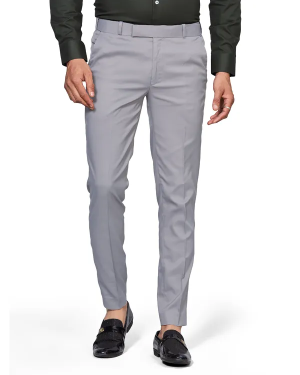 Brown_And_Light_Grey_Cotton_With_Viscose_Flexi_Waist_Formal_Pant_Men_(Pack_Of_2)