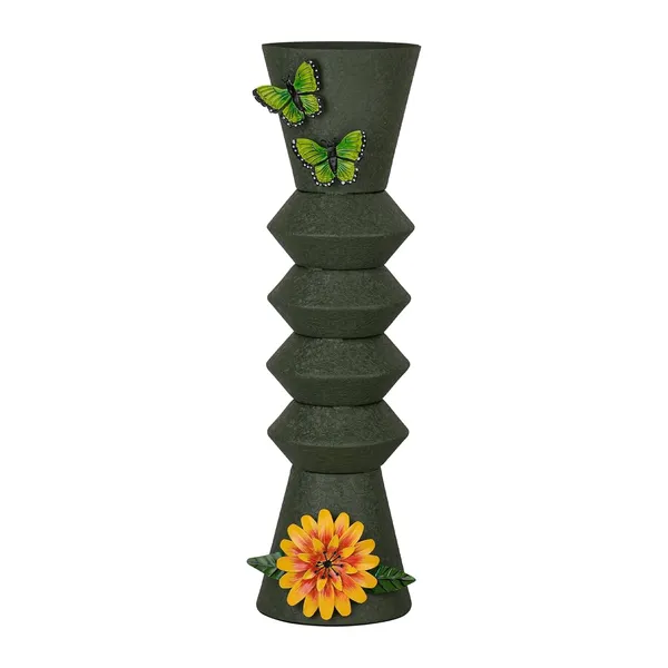 Arts_Impex_Decorative_Green_Metal_Flower_Vase_Powder_Coated_Table_Centerpieces_For_Home_Office_Gifting