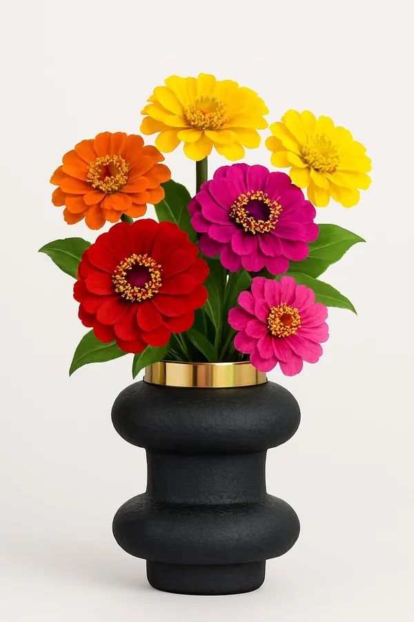 Sculpted_Table_Vase_Powder_Coated_Iron_With_Brass_Ring_Different_Sizes_Black_Small