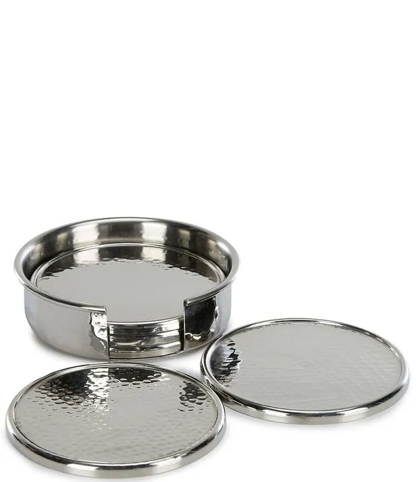 Stainless_Steel_Coasters_Set_Of_4_With_Holder_Round_Drink_Coasters_Glossy_Finish_Rust_Resistant_Durable_Table_Protection_For_Glasses_Cups_Mugs_Home_Decor