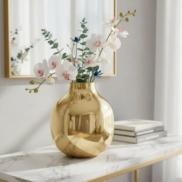 Metal_Golden_Round_Flower_Vase_Decorative_Table_Vase_For_Home_Decor_Living_Room_Bedroom_Office_Wedding_Gold_Finish_Diameter