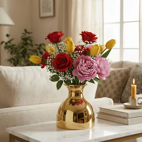 Metal_Golden_Round_Flower_Vase_Decorative_Table_Vase_For_Home_Decor_Living_Room_Bedroom_Office_Wedding_Gold_Finish