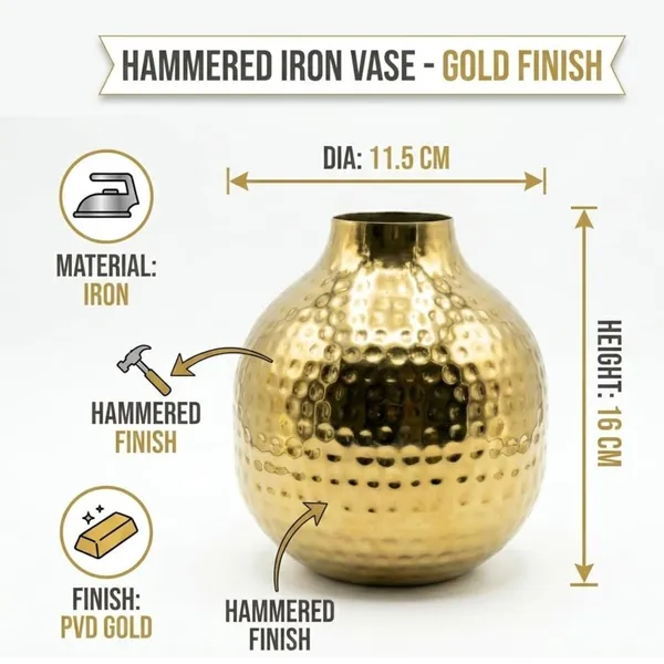 Hammered_Iron_Vase_With_Gold_Finish_Round_Shape_Height_Pvd_Gold_Coating_Decorative_Flower_Vase_For_Home_Decor