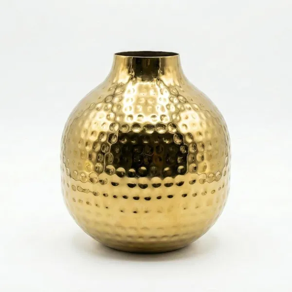 Hammered_Iron_Vase_With_Gold_Finish_Round_Shape_Height_Pvd_Gold_Coating_Decorative_Flower_Vase_For_Home_Decor