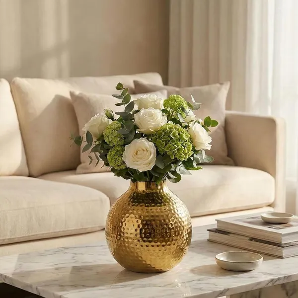Hammered_Iron_Vase_With_Gold_Finish_Round_Shape_Height_Pvd_Gold_Coating_Decorative_Flower_Vase_For_Home_Decor