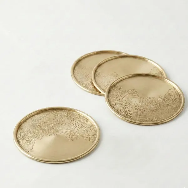Brass_Coasters_Set_Of_4_Monstera_Leaf_Etched_Design_Premium_Gold_Finish_Metal_Drink_Coasters_For_Home_Bar_Table_Decor