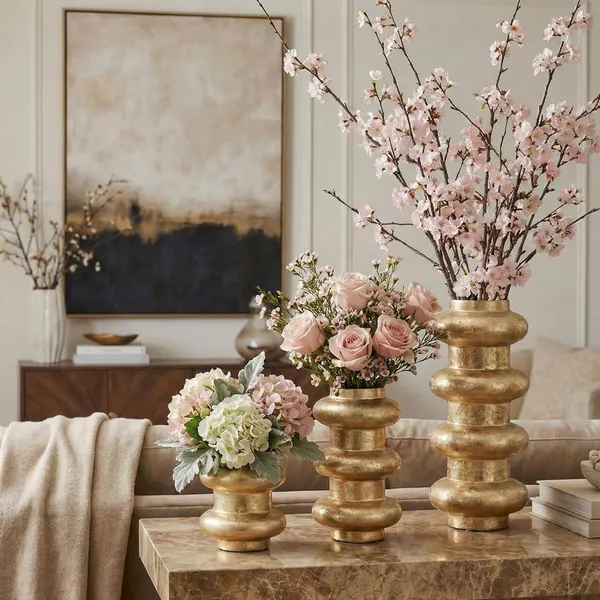 Metal_Flower_Vases_Set_Of_3_Antique_Gold_Finish_Handcrafted_Modern_Home_Decor_For_Table_Shelf_And_Living_Room