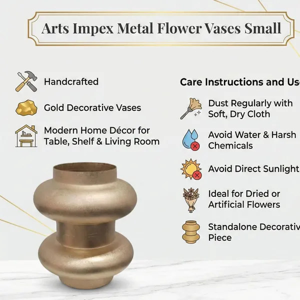 Metal_Flower_Vase_Gold_Decorative_Modern_Home_Decor_For_Table_Shelf_Living_Room_Handcrafted