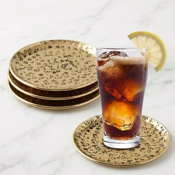 Set_Of_4_Hammered_Brass_Casted_Coasters_Gold_Finish_Round_Drink_Coaster_Set_With_Textured_Surface_Luxury_Table_Decor_For_Glasses_Cups_Mugs