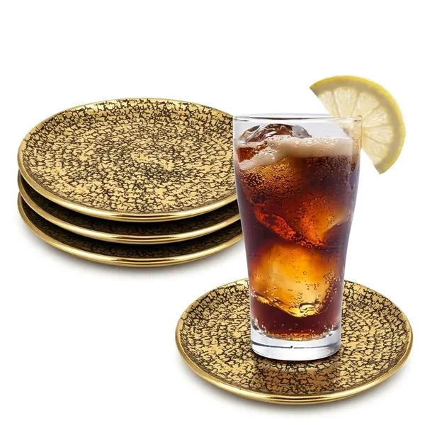 Hammered_Brass_Coasters_Round_Gold_Finish_Metal_Textured_Surface_Heat_Resistant_Set_Of_4_Luxury_Table_Decor