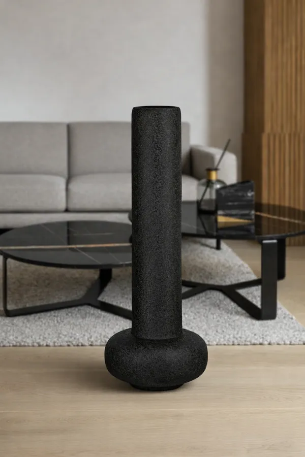 Designer_Metal_Vase_Powder_Coated_Iron_Tabletop_Flower_Pot_For_Home_Decor_Black