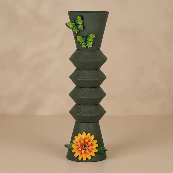 Arts_Impex_Decorative_Green_Metal_Flower_Vase_Powder_Coated_Table_Centerpieces_For_Home_Office_Gifting
