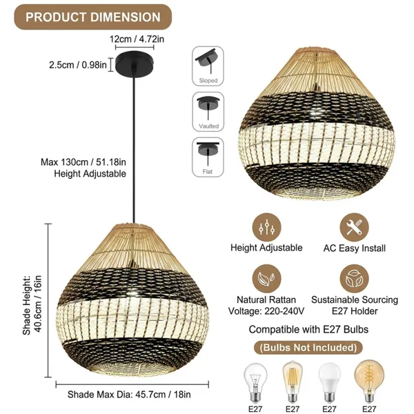 16_Inch_Handwoven_Rattan_Pendant_Lamp_E27_Bulb_Compatible_Ceiling_Light_Black_White_Striped_Wicker_Hanging_Lamp_For_Living_Room_Balcony_Cafe_Indoor_Outdoor_Decor