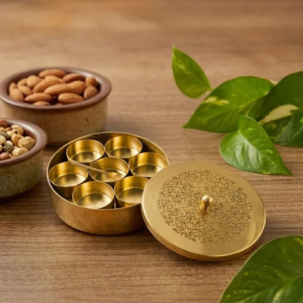Brass_Masala_Box_For_Kitchen_With_Spoon_7_Detachable_Spice_Katoris_Handcrafted_Etched_Lid_Antique_Brass_Finish_Airtight_Masala_Dabba_Masala_Dani_Namak