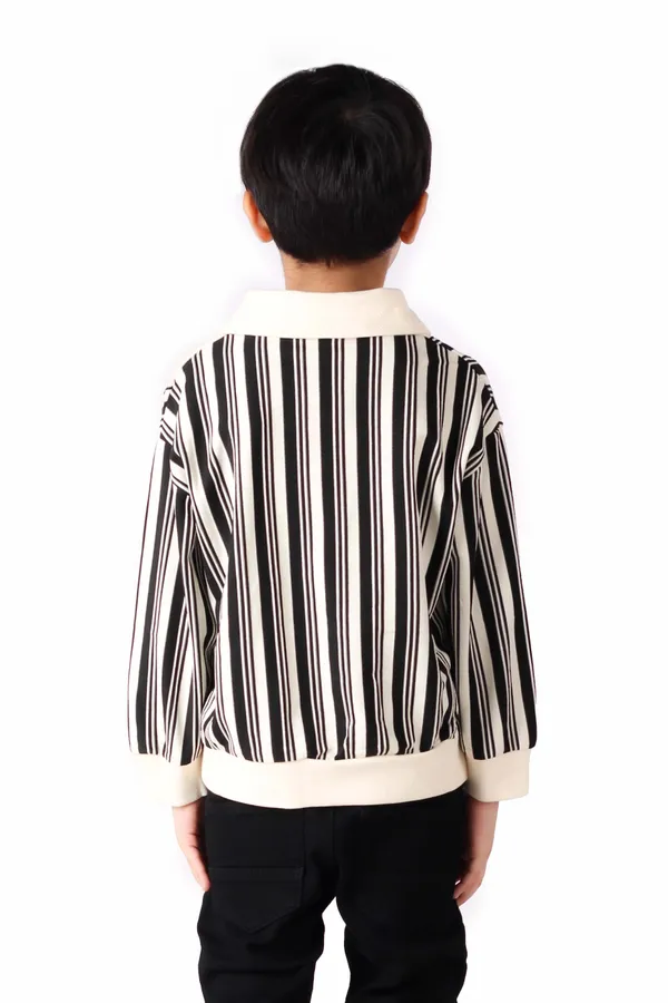 Black_Striped_Collared_Shirt_With_Pocket_Black
