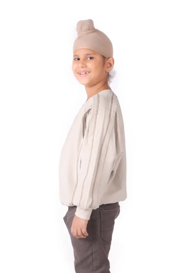 Unisex_Loose_Fit_Sweatshirt_With_Stitch_Detailing_Beige