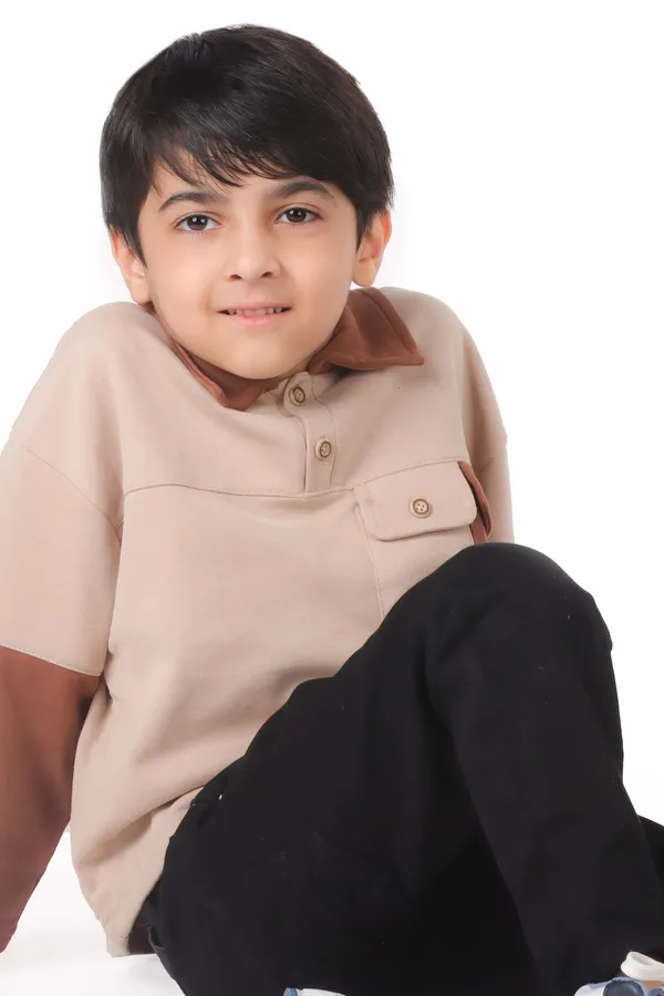 Two_Tone_Collared_Shirt_With_Pocket_Beige