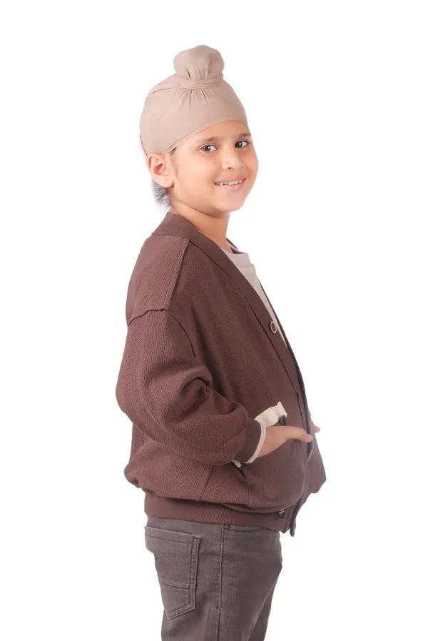 Unisex_Button_Up_Cardigan_With_Contrast_Pockets_Brown