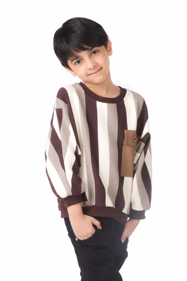Striped_Sweater_With_Front_Pocket_Brown