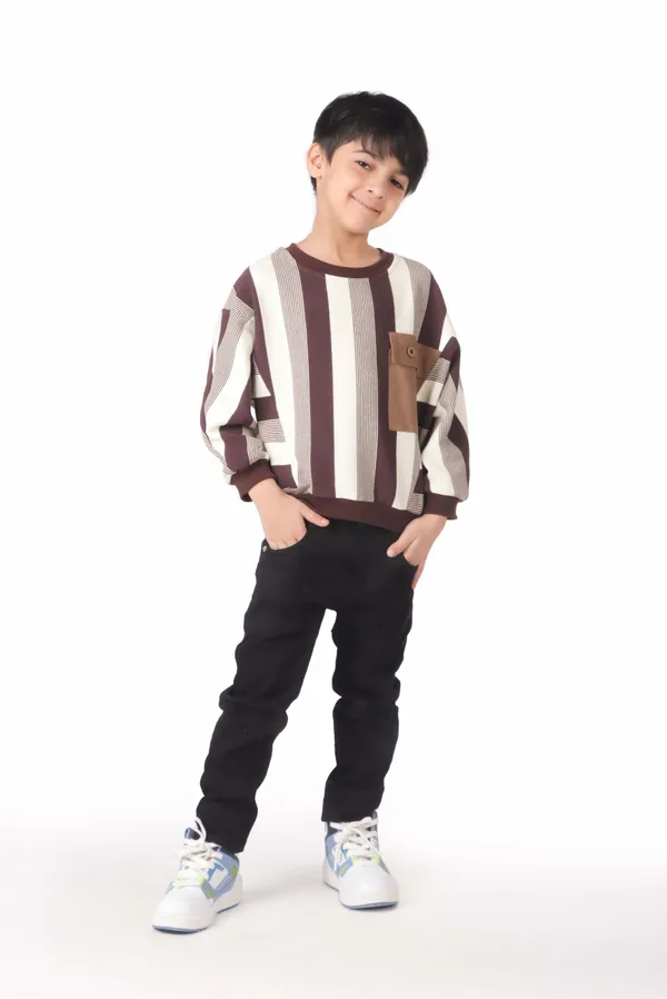 Striped_Sweater_With_Front_Pocket_Brown