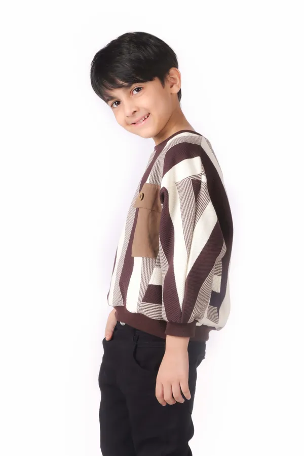 Striped_Sweater_With_Front_Pocket_Brown