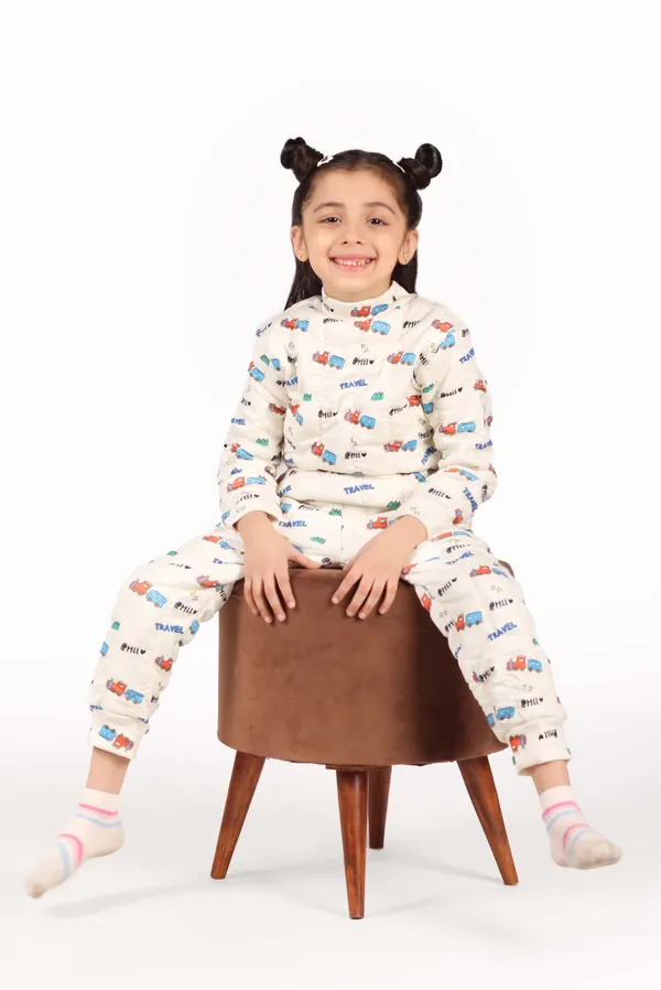 Unisex_Car_Print_Winter_Set_Cream