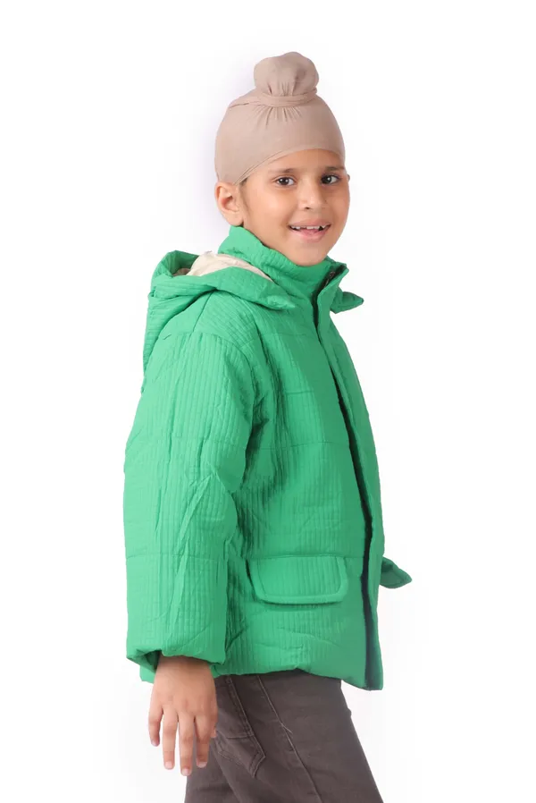 Unisex_Vibrant_Green_Hooded_Winter_Jacket_Green