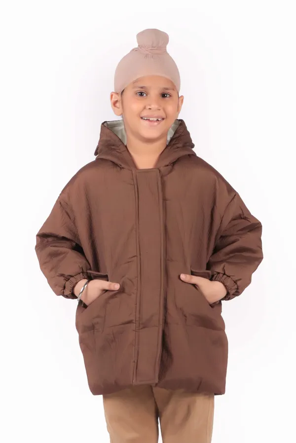 Unisex_Classic_Brown_Hooded_Winter_Jacket_With_Ears_Brown