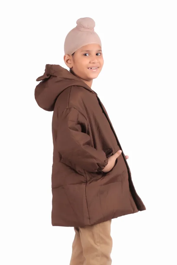 Unisex_Classic_Brown_Hooded_Winter_Jacket_With_Ears_Brown