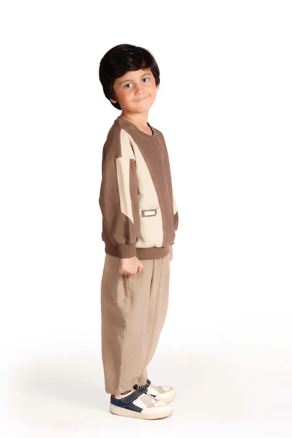 Unisex_Elastic_Waist_Trousers_Beige