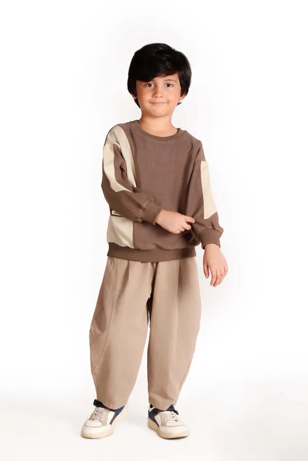 Unisex_Elastic_Waist_Trousers_Beige