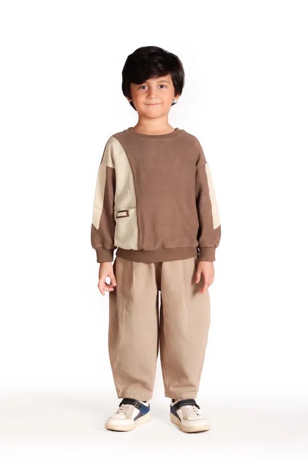 Unisex_Elastic_Waist_Trousers_Beige