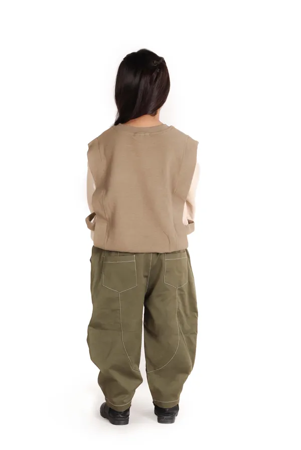 Unisex_Two_Tone_Layered_Look_Sweatshirt_Beige