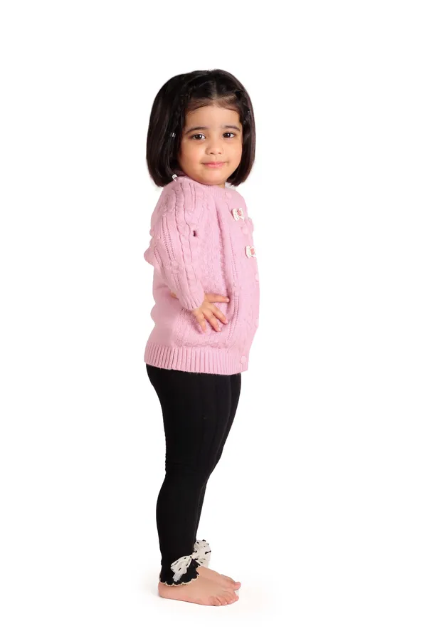 Rosy_Pink_Bow_Accent_Cable_Knit_Cardigan