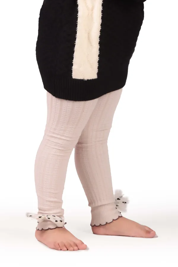 Cream_Bow_Accent_Ribbed_Leggings_