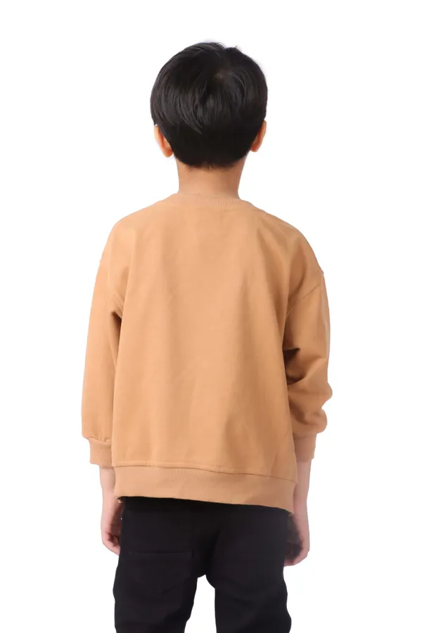 Unisex_Sweatshirt_With_Chest_Pocket_Beige