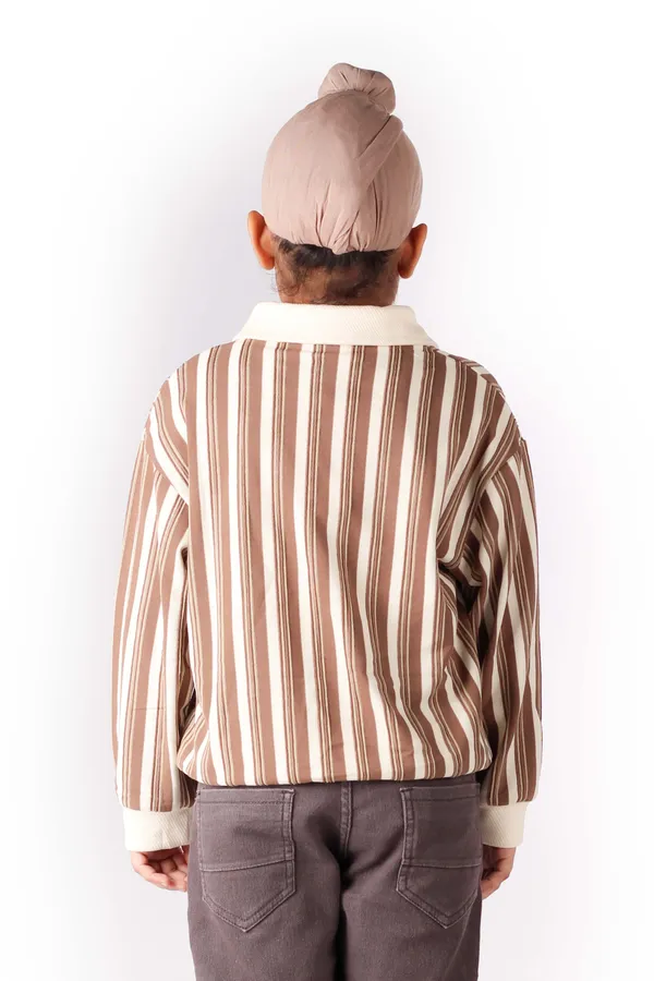 Brown_Striped_Collared_Shirt_With_Pocket_Brown