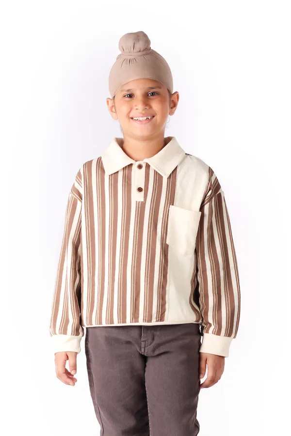 Brown_Striped_Collared_Shirt_With_Pocket_Brown